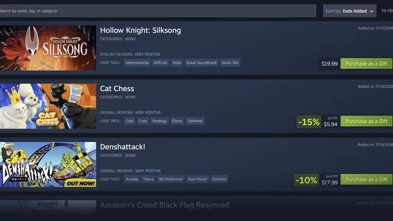 В Steam з'явилася можливість дарувати ігри друзям з «багатших» регіонів